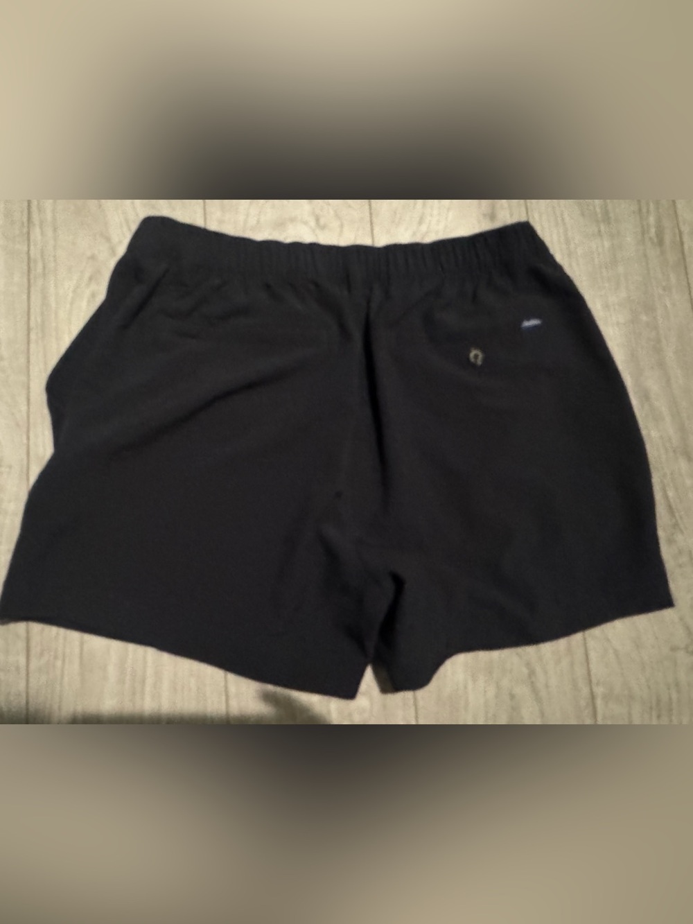 chubbies Black Athletic Shorts with Subtle Logo
